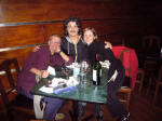Me, Pedro and Juanita having farewell drinkies